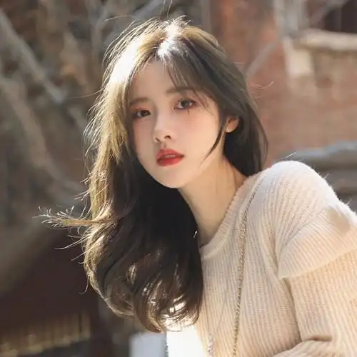 假发女中长发中分刘海网红蓬松自然逼真齐肩锁骨发黑色学生全头套