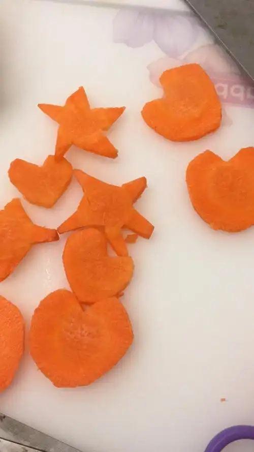 爱心,星形胡萝卜