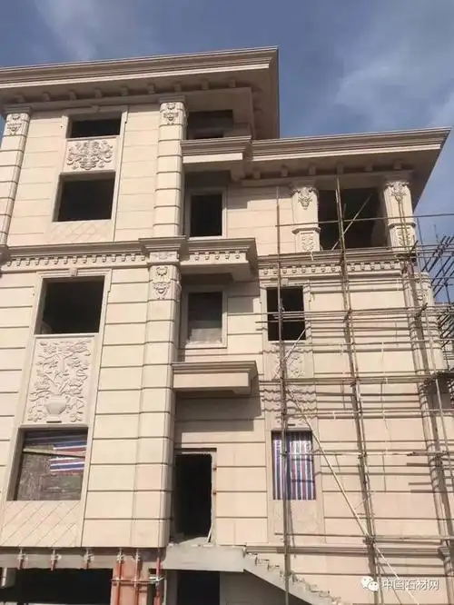 上百张最新石材别墅外墙干挂实拍图分享,让你一次看个够