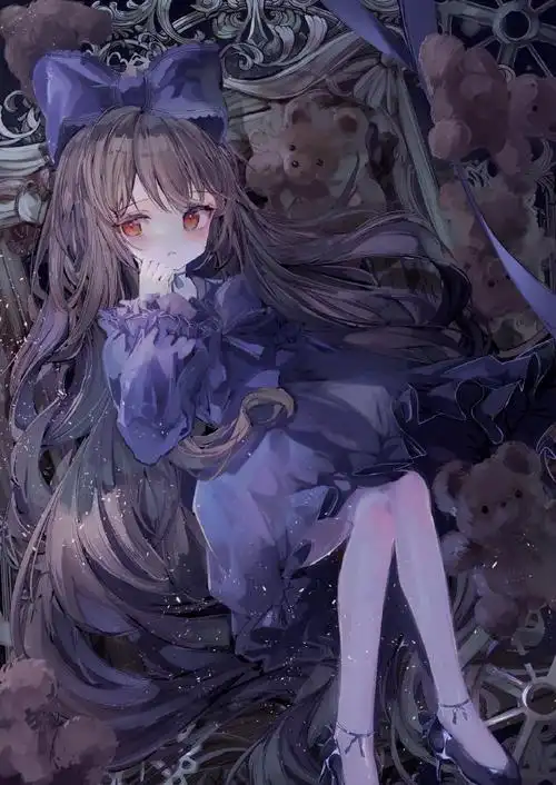 动漫壁纸##小熊少女