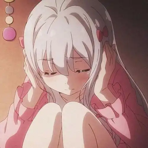 丧系动漫女生头像