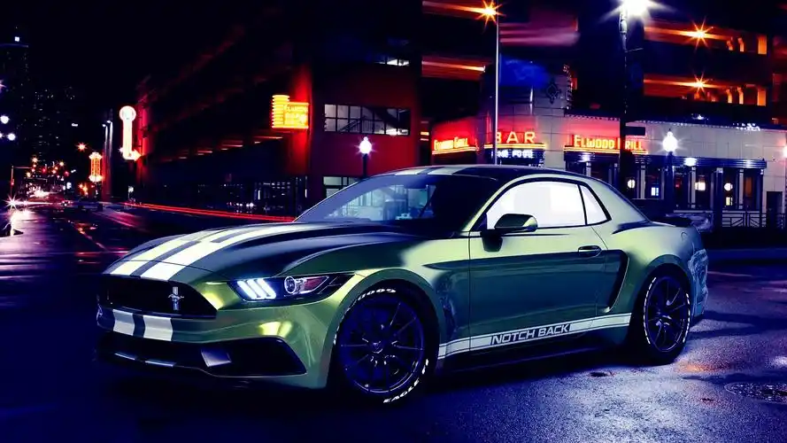 急速个性福特野马壁纸_急速中迸发的魅力