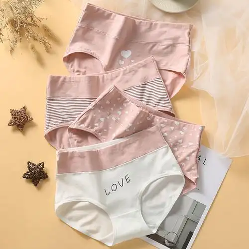 少女内裤纯棉高初中学生15岁女孩青春期短裤13中大童三角裤头