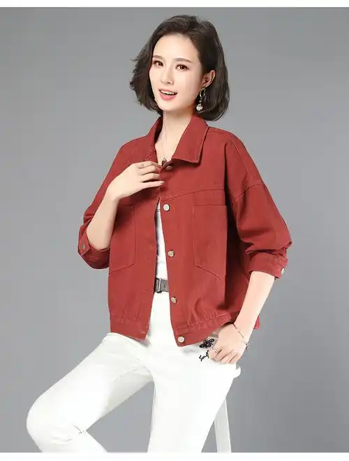 简约百搭休闲外套女2021春季新款宽松显瘦