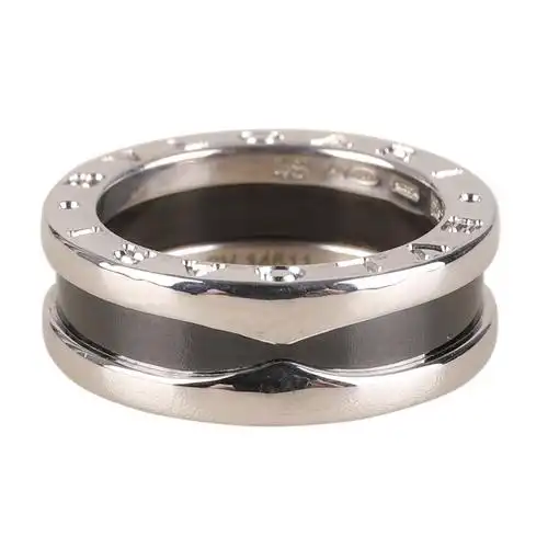 8新]宝格丽bvlgari女士戒指环48号女戒指子925银陶瓷慈善款