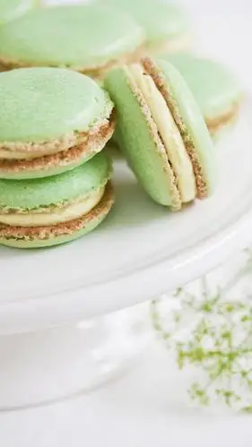 唯美美食甜品马卡龙