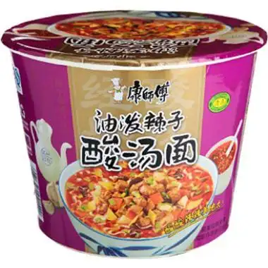康师傅油泼辣子酸汤面