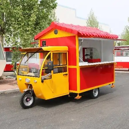 厂家热销电动三轮早餐车-移动摆摊车-电动三轮多功能鸡蛋灌饼车