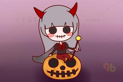 万圣节简笔画 儿童绘画