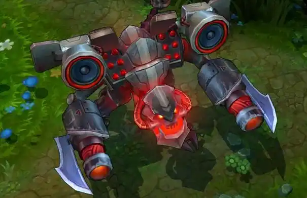 lol战地巨兽科加斯皮肤鉴赏 科加斯战地巨兽皮肤多少钱?