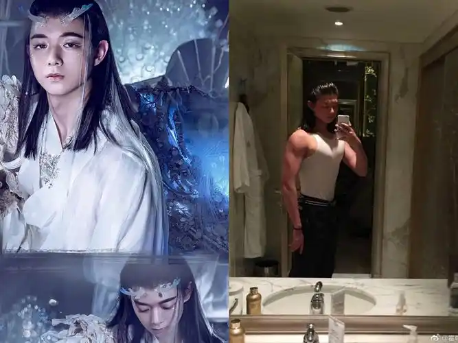 霍尊早前曾在个人社交平台晒出过一张自己的肌肉照,照片中的他穿着