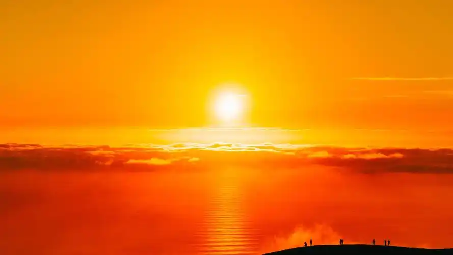 唯美日落美景图片桌面壁纸