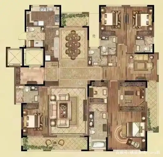 值得传承的大平层户型