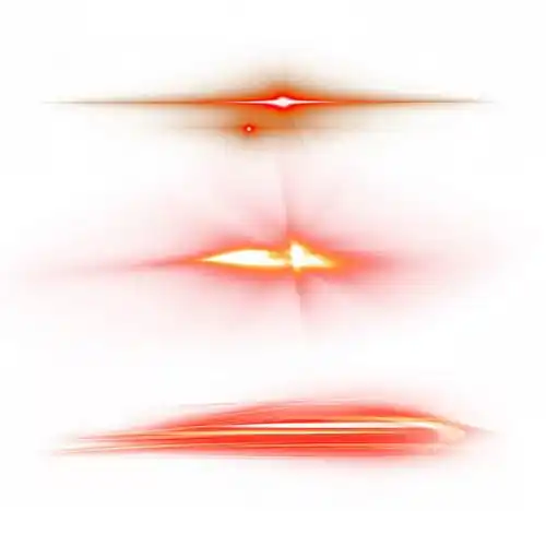 3款红色光芒光线炫光效果3500993png图片素材