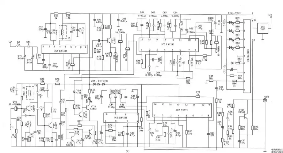 macsotmr700型无线话筒电路