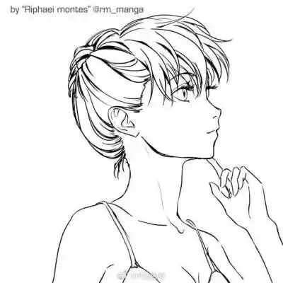 动漫人物侧脸绘画步骤