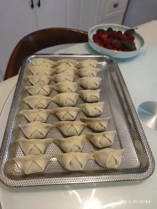 今天又学会一种包饺子方法