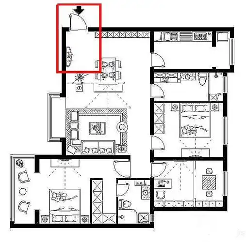 入户玄关该怎么设计实用?4张户型图给你说明白!装修前请收藏