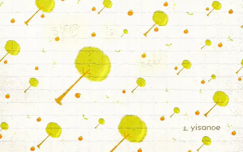 春天spring可爱萌壁纸鼠绘一套