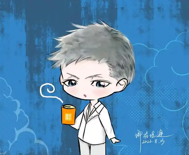 杨洋q版手绘,可可爱爱杨三岁!