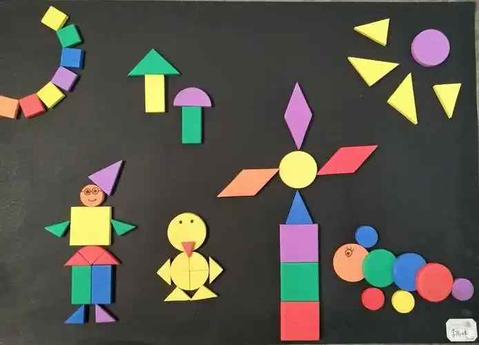 《趣味拼图》大赛 写美篇  附部分孩子作品以及精彩演讲