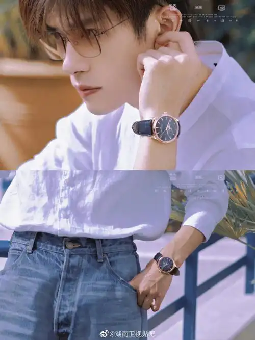 易烊千玺戛纳生图#干净清爽,优雅从容,身着白衬衫,松弛而不失风度