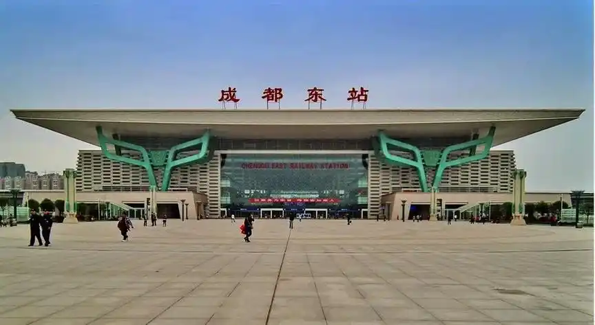 漂亮的高铁火车站