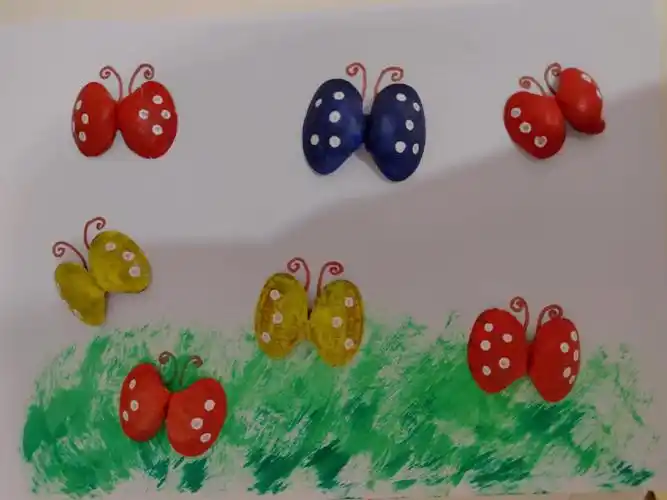 亲子手工花甲变蝴蝶