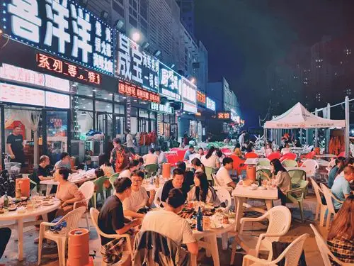 吃大排档才有夏天味儿 - 花粉随手拍夜景 花粉俱乐部