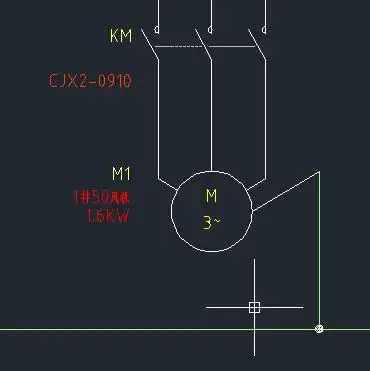 autocad electric电机接地怎么画