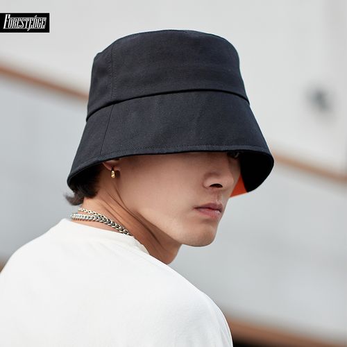 森林边缘旗舰店的优惠券大全—帽子男士渔夫帽夏秋季灯罩帽日系盆帽遮