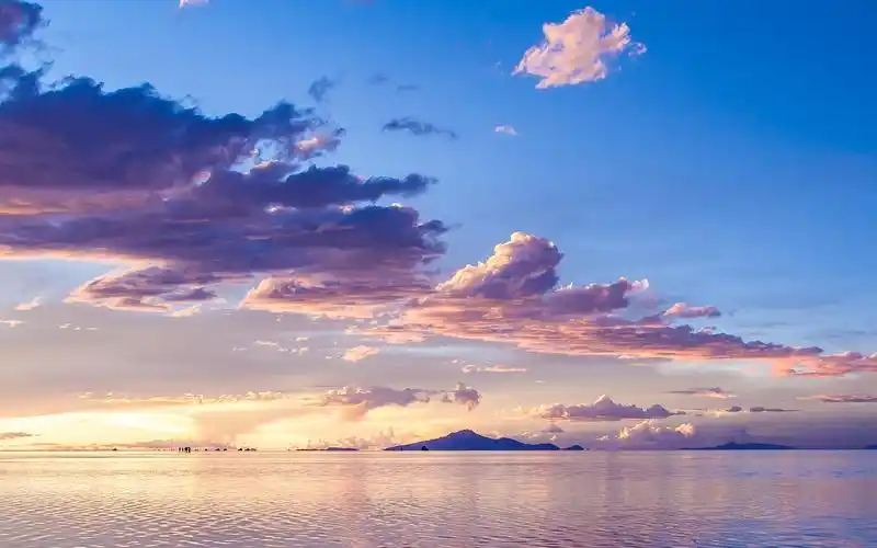 大海唯美晚霞风景