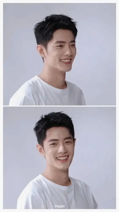 肖战嘴角上扬##肖战