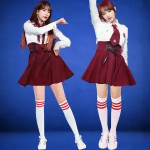 宇宙少女韩国女团风运动年会裙啦啦队爵士跳舞蹈表演出打歌服套装