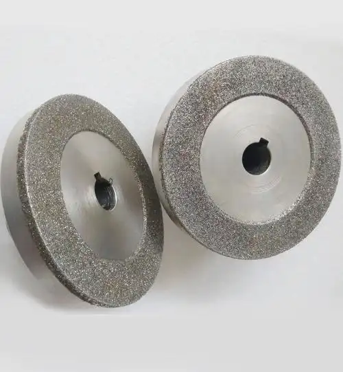 电镀金刚石砂轮摩擦片斜边磨轮石棉铁磨轮刹车片机器倒角金刚轮