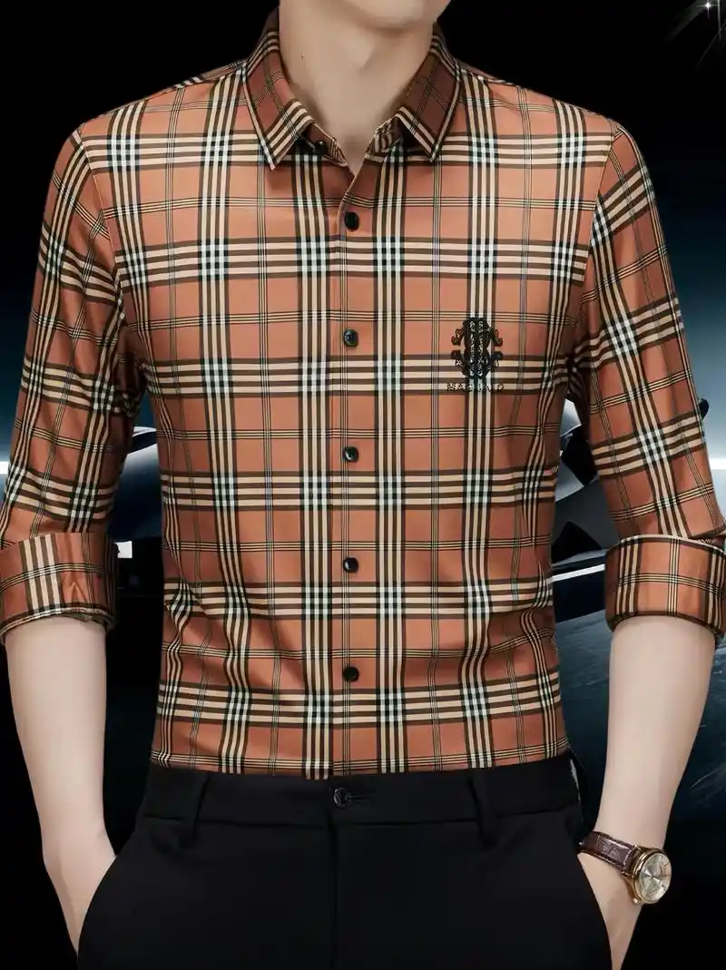 我的最新爆款来啦!早秋时尚穿搭之衬衫!男士商务格子衬衣