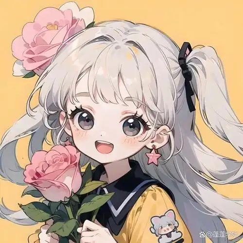 双马尾动漫女生头像