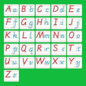 26个英语字母笔顺卡片大写小写磁吸磁性贴教具学具早教儿童幼儿园小学