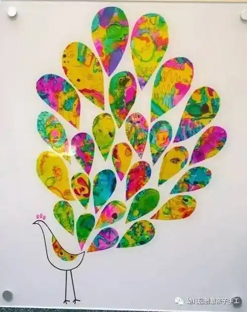 幼儿园手工之卡纸粘贴画:超级有创意,小班到大班的玩法都有