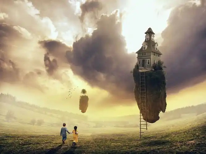 漂浮岩石岛之魔幻世界