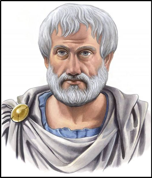 【人物简介】亚里士多德,古希腊百科全书式的哲学家,他几乎对每个学科