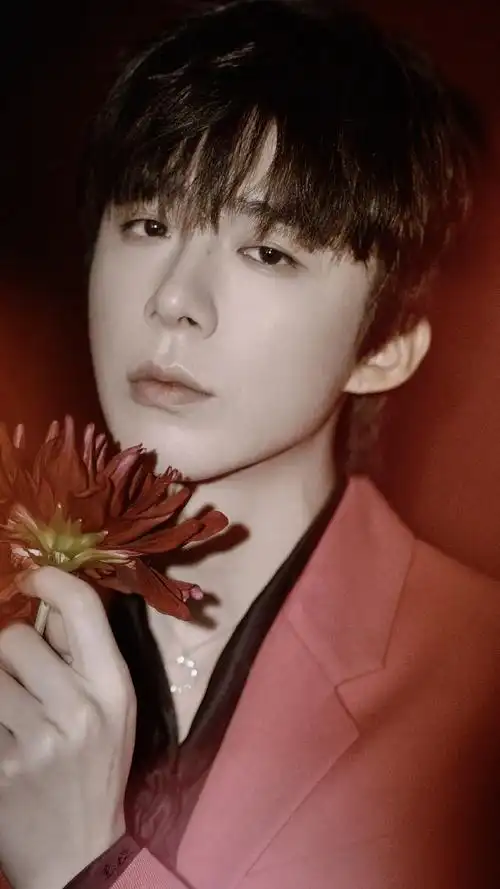 刘宇宁超越舞台红西装造型##刘宇宁湖南卫视春晚##刘宇宁带伤演唱