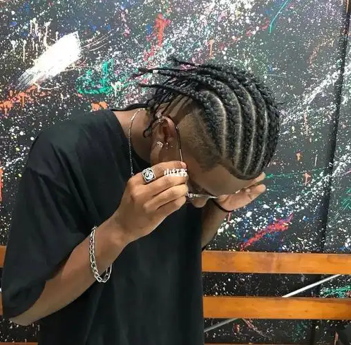 男士脏辫地垄沟