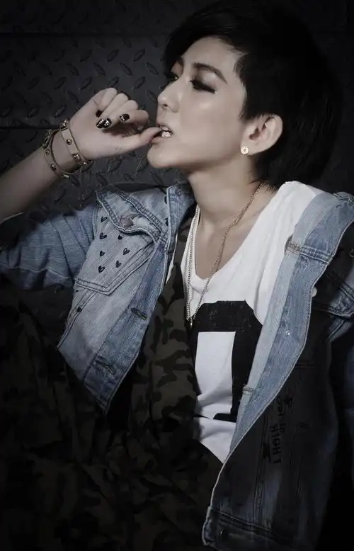 刘忻拍摄潮流写真魅惑眼神"杀伤"指数骤升