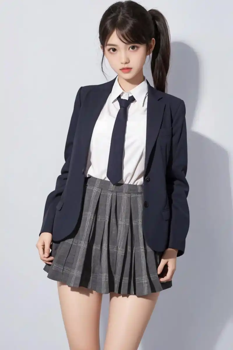 校服少女的心动瞬间93  94那年夏天,穿着校服的我们,纯真的笑容