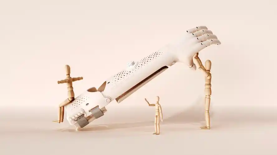 假肢,机械手臂,残疾儿童