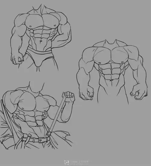 芦苇rh-6-029 临摹男性肌肉