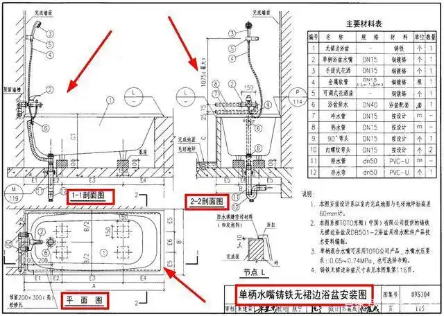 这份09s304卫生设备安装图集为 超高清无水印版,没有任何多余杂项