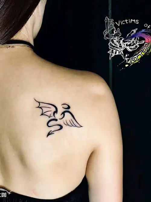 小恶魔_纹身图案手稿图片_mr.parco的纹身作品集