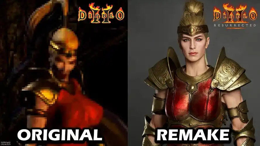 比官方还精细建模师分享暗黑2亚马逊女术士建模